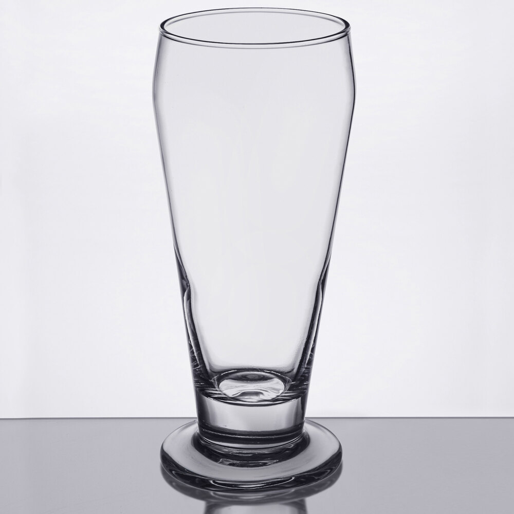 Libbey 3812 12 oz. Customizable Footed Pilsner Glass - 36/Case