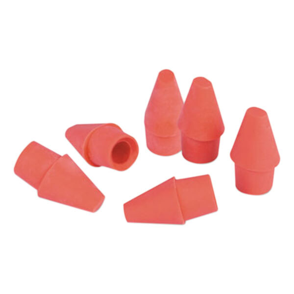 Universal UNV55150 Pink Pencil Cap Eraser  - 150/Pack