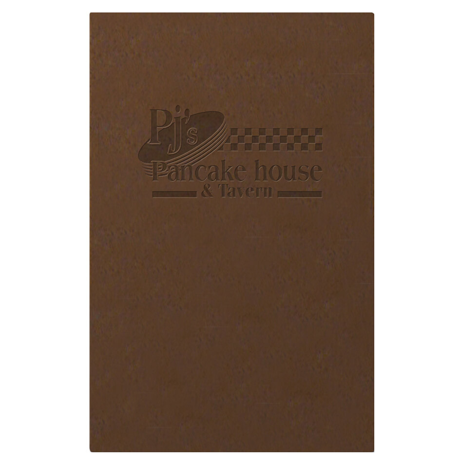 Menu Solutions PIXBRD-B Hardboard 5 1/2" x 11" Customizable Menu Board with Picture Corners