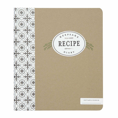 C.R. Gibson Keepsake Recipe Diary, Farmhouse