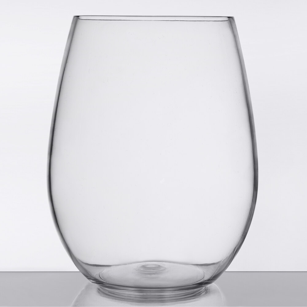 Libbey 92426 Infinium 15 oz. Customizable Tritan™ Plastic Stemless Wine Glass - 12/Case