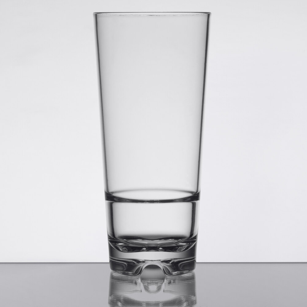Libbey 92407 Infinium 16 oz. Customizable Tritan™ Plastic Stackable Cooler Glass - 12/Case