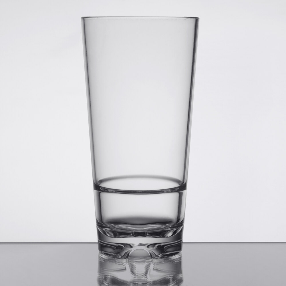 Libbey 92408 Infinium 20 oz. Customizable Tritan™ Plastic Stackable Cooler Glass - 12/Case