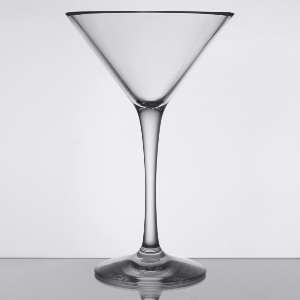 Libbey 92412 Infinium 8 oz. Customizable Tritan™ Plastic Martini Glass - 12/Case