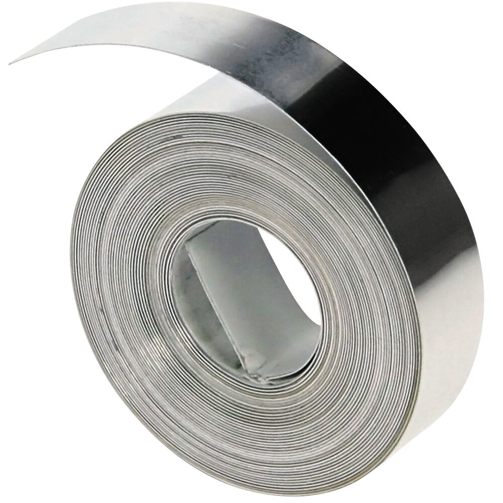 DYMO 31000 Rhino 1/2" x 16' Aluminum Non-Adhesive Label Tag