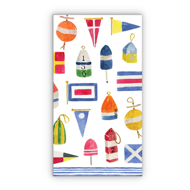 Caspari Paper Guest Towel Napkins, Nantucket - 2 Packs (17400G)