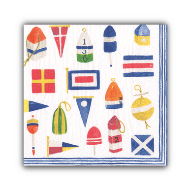 Caspari Paper Luncheon Napkins, Nantucket - 2 Packs (17400L)