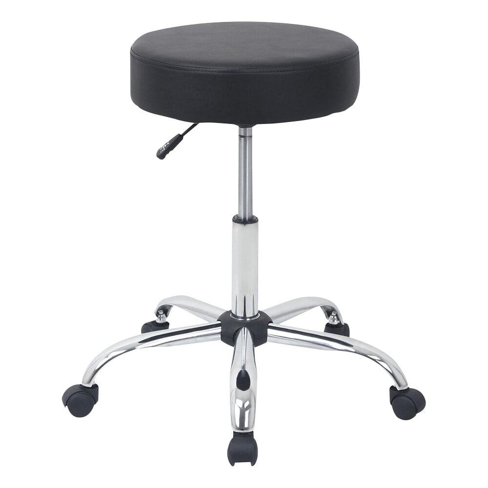Alera ALEUS4716 Black Adjustable Height Lab Stool