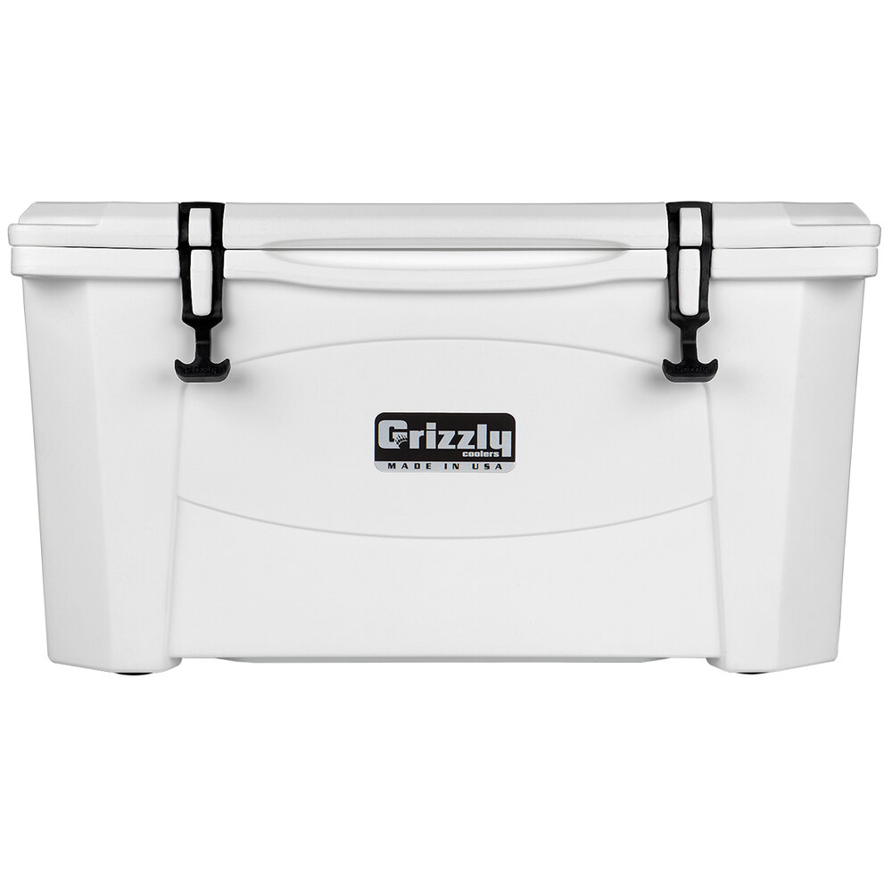 Grizzly Cooler White 60 Qt. Outdoor Merchandiser / Cooler