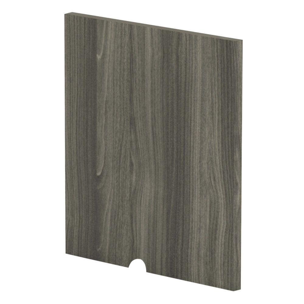 Safco MNMTSLLGS Medina 23 5/8" x 2" x 28 1/8" Gray Steel Laminate Conference Table Base