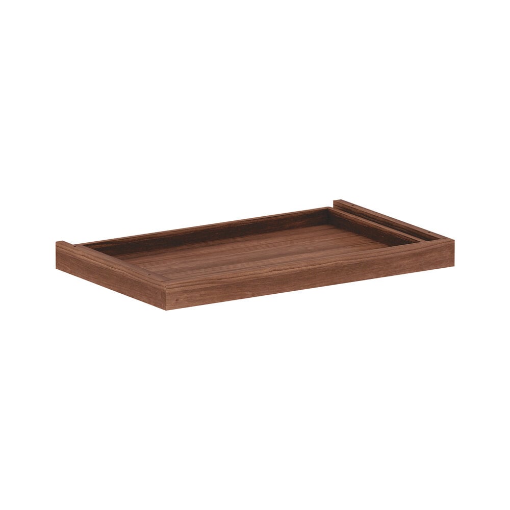Alera ALEVA312414WA Valencia 24 1/2" x 15" x 2" Modern Walnut Center Drawer