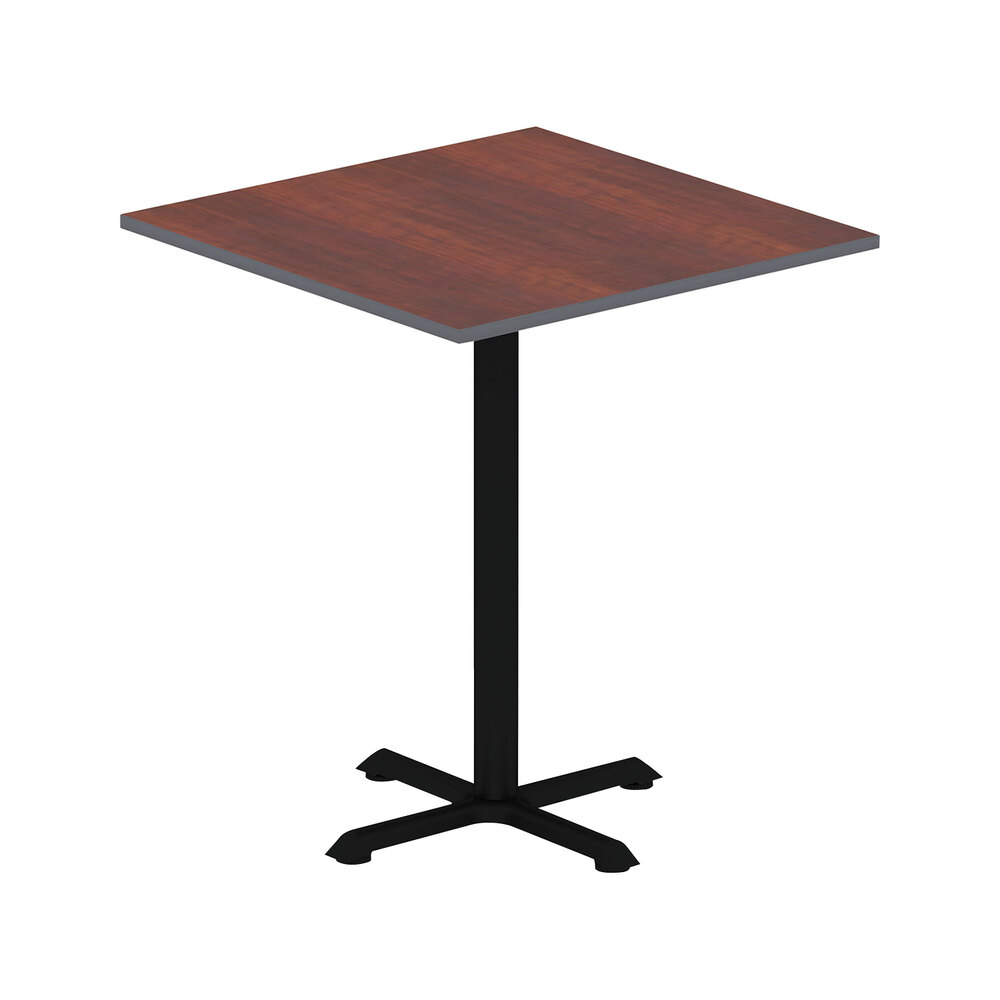 Alera ALETTSQ36CM 36" x 36" Cherry / Mahogany Square Reversible Laminate Table Top