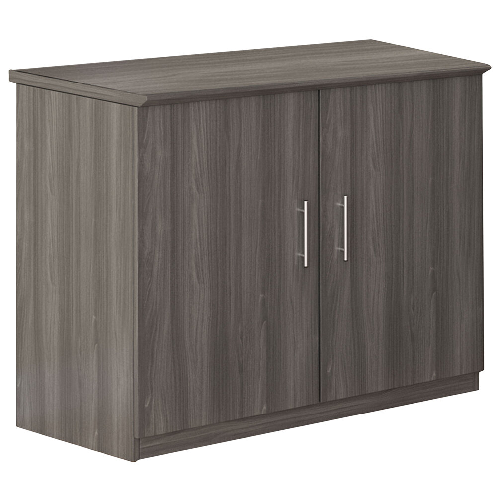 Safco MSCLGS Medina 36" x 20" x 29 1/2" Gray Steel Storage Cabinet