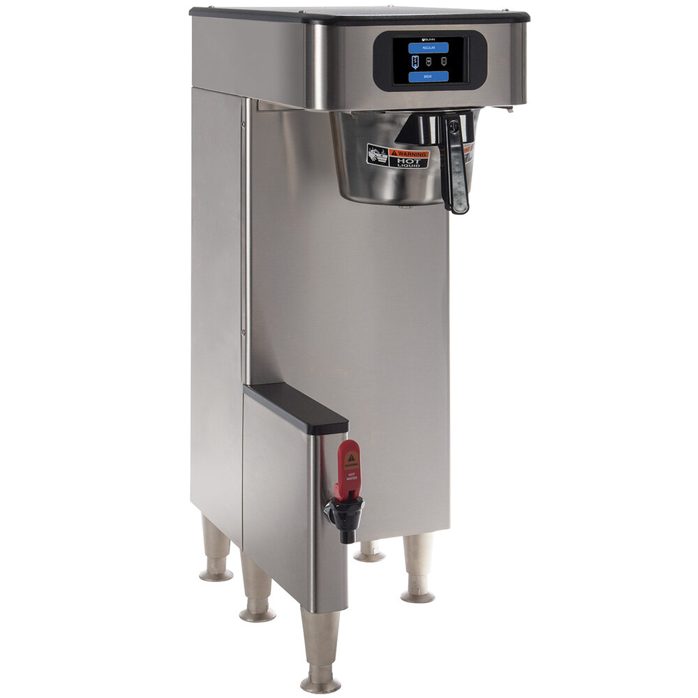 Bunn 54300.0101 ICB TF Platinum Edition Infusion Series Black / Silver Single Automatic Coffee Brewer - 120/240V, 6000W
