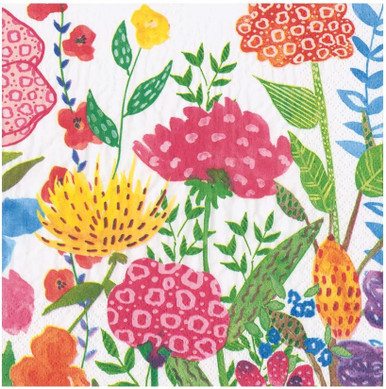 Caspari Paper Luncheon Napkins, Cottage Floral - 2 Packs (17920L)