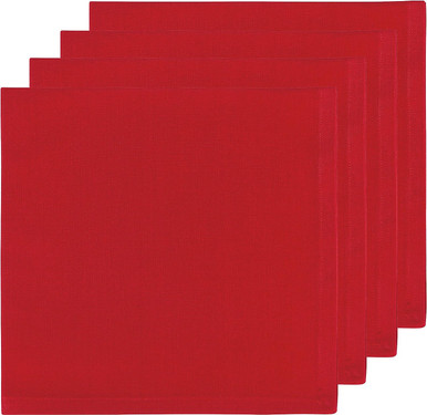 Now Designs Spectrum Napkins, Chili Red - Set of 4 (1800495)