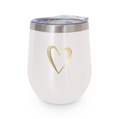 Paperproducts Design Beverage Tumbler, Stainless Steel - Pure Heart (180501916)