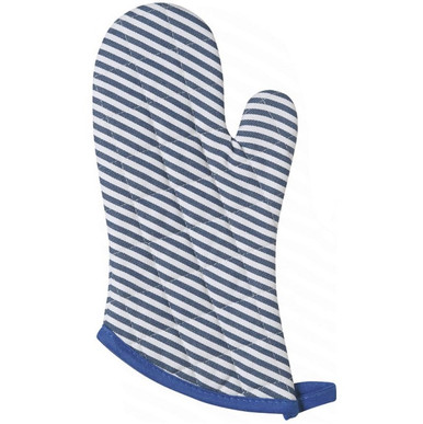 Now Designs Superior Oven Mitt, Narrow Stripe - Royal Blue (501925)