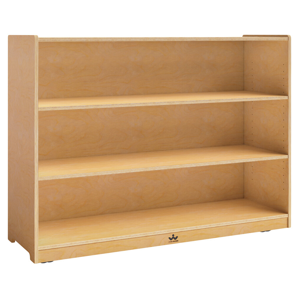 Whitney Brothers WB1853 48" x 15" x 36" Mobile Three Shelf Cabinet