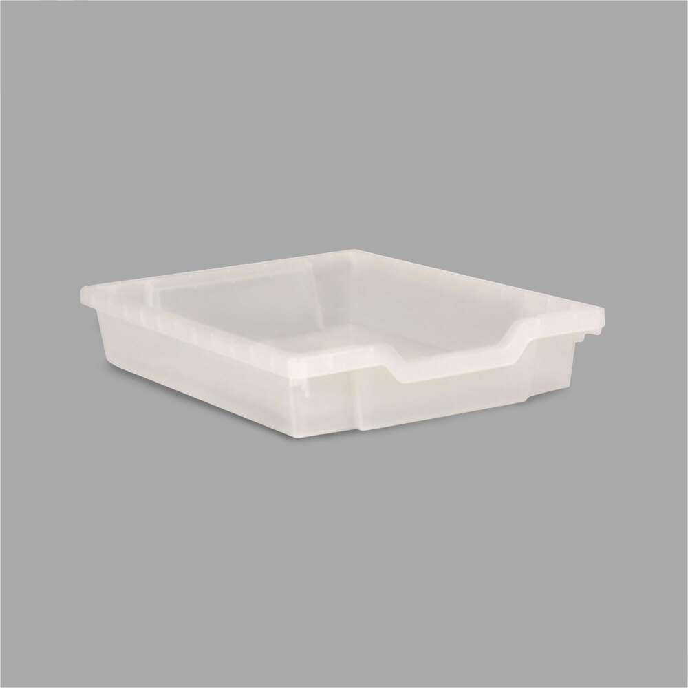 Whitney Brothers 101-289 17" x 12 1/4" x 3" F1 Translucent Plastic Tray