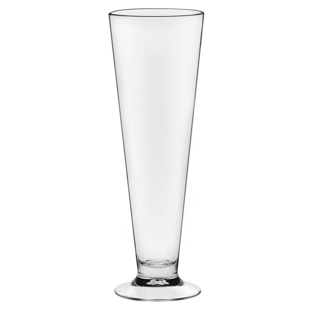 Libbey 99103 Infinium 16 oz. Customizable Tritan™ Plastic Footed Pilsner Glass - 12/Case
