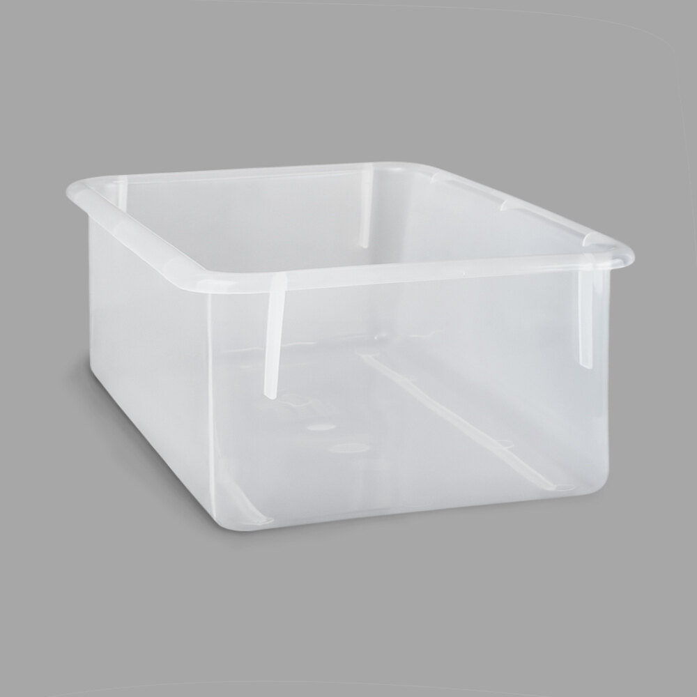 Whitney Brothers 101-475 13 1/2" x 7 3/4" Clear Plastic Tray for Storage Cabinets