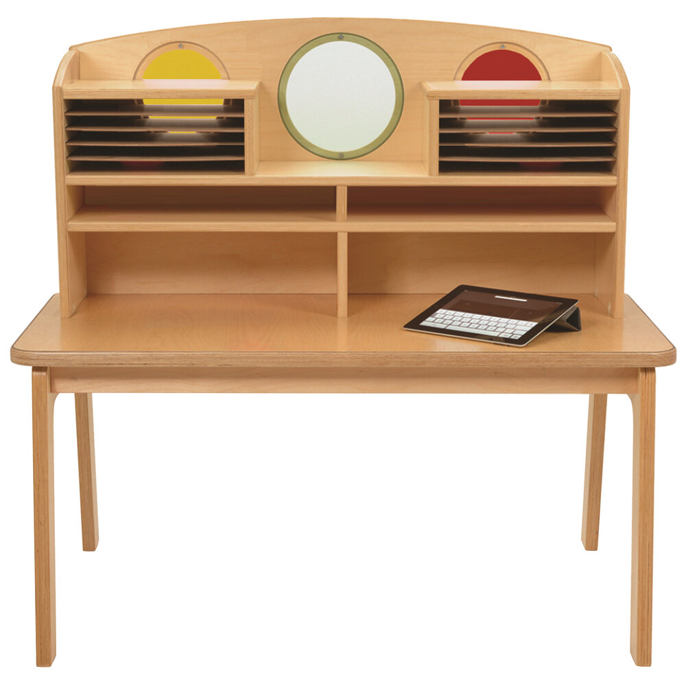 Whitney Brothers CH0200 42 1/2" x 26" x 40" Children's Wood Porthole Desk