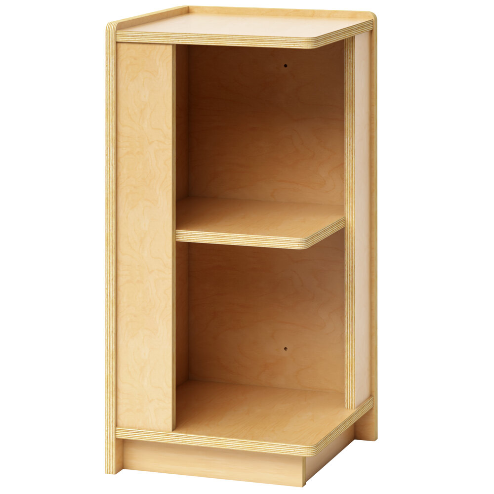 Whitney Brothers WB1792 Toddler-Height Storage Corner Cabinet - 11 11/16" x 11 3/4" x 24"