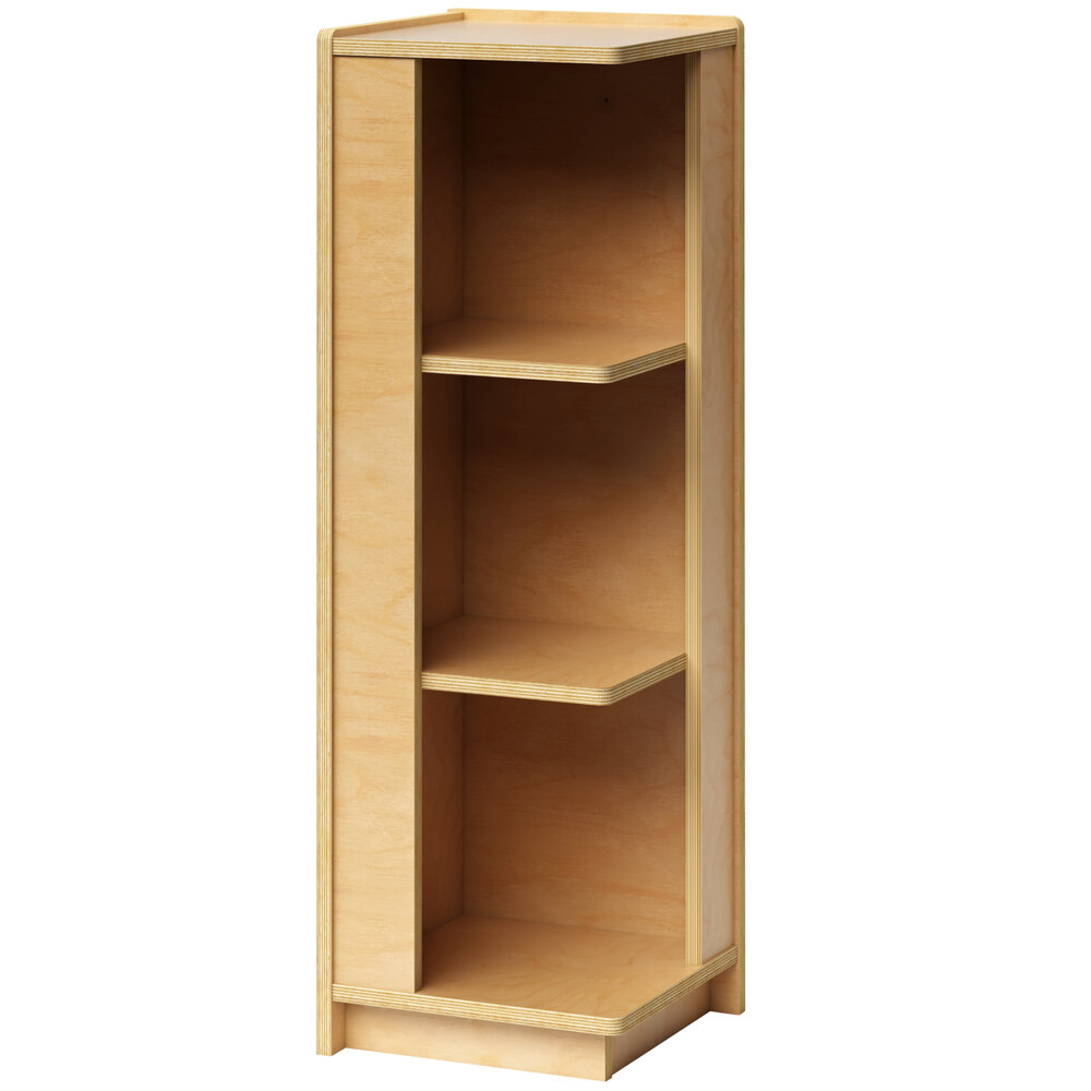 Whitney Brothers WB1798 School-Age Storage Corner Cabinet - 11 11/16" x 11 3/4" x 36"