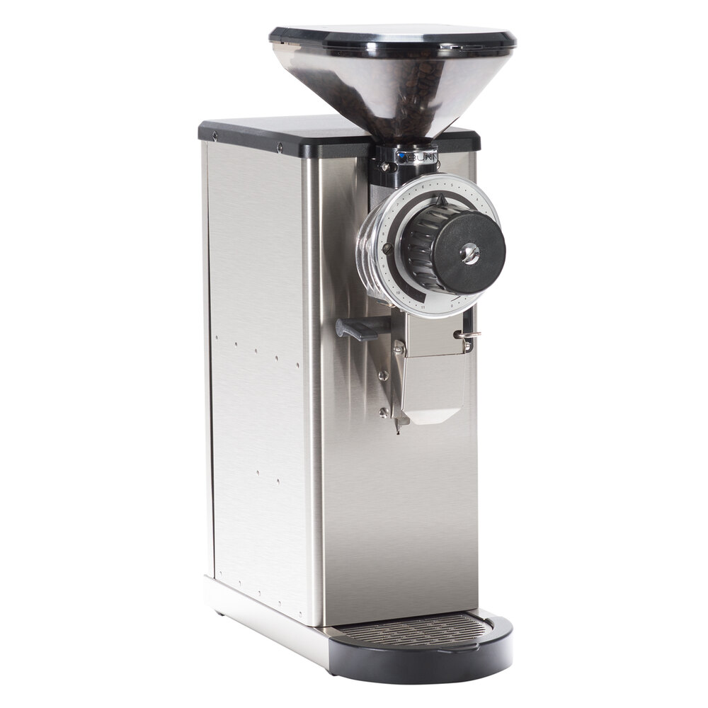 Bunn 55600.0100 GVH-1 1 lb. Stainless Steel Bulk Coffee Grinder - 120V