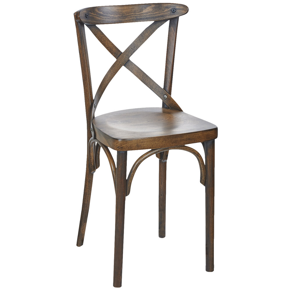 BFM Seating Sofia Vintage Beechwood Side Chair