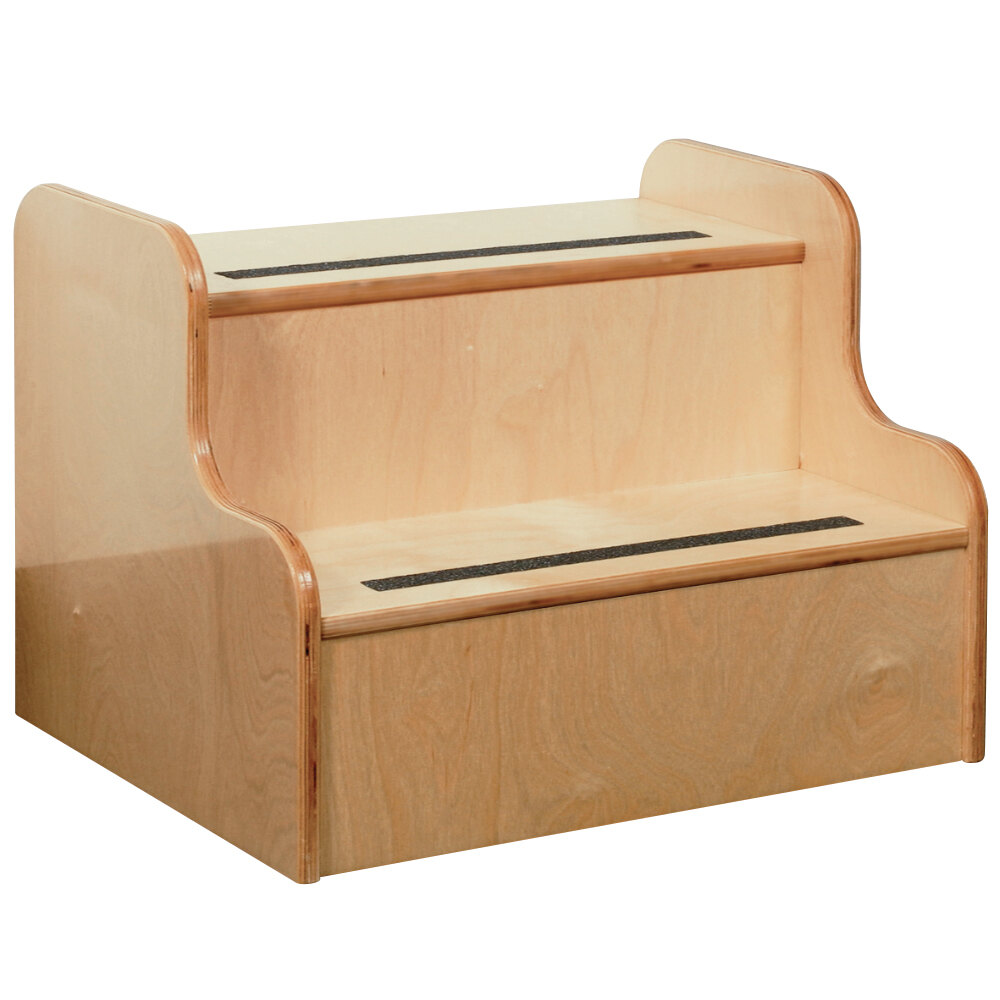 Whitney Brothers WB0086 19" x 16" x 14 3/4" Children's Wood Low Steps