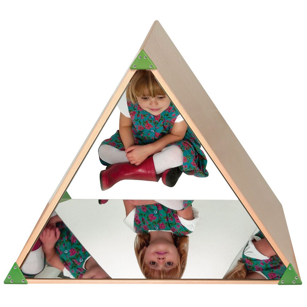 Whitney Brothers WB0719 30 1/4" x 17 1/4" x 26 3/16" Children's Wood Mirror Tent