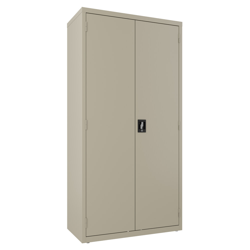 Hirsh Industries 22631 Putty Wardrobe Cabinet - 36" x 18" x 72"