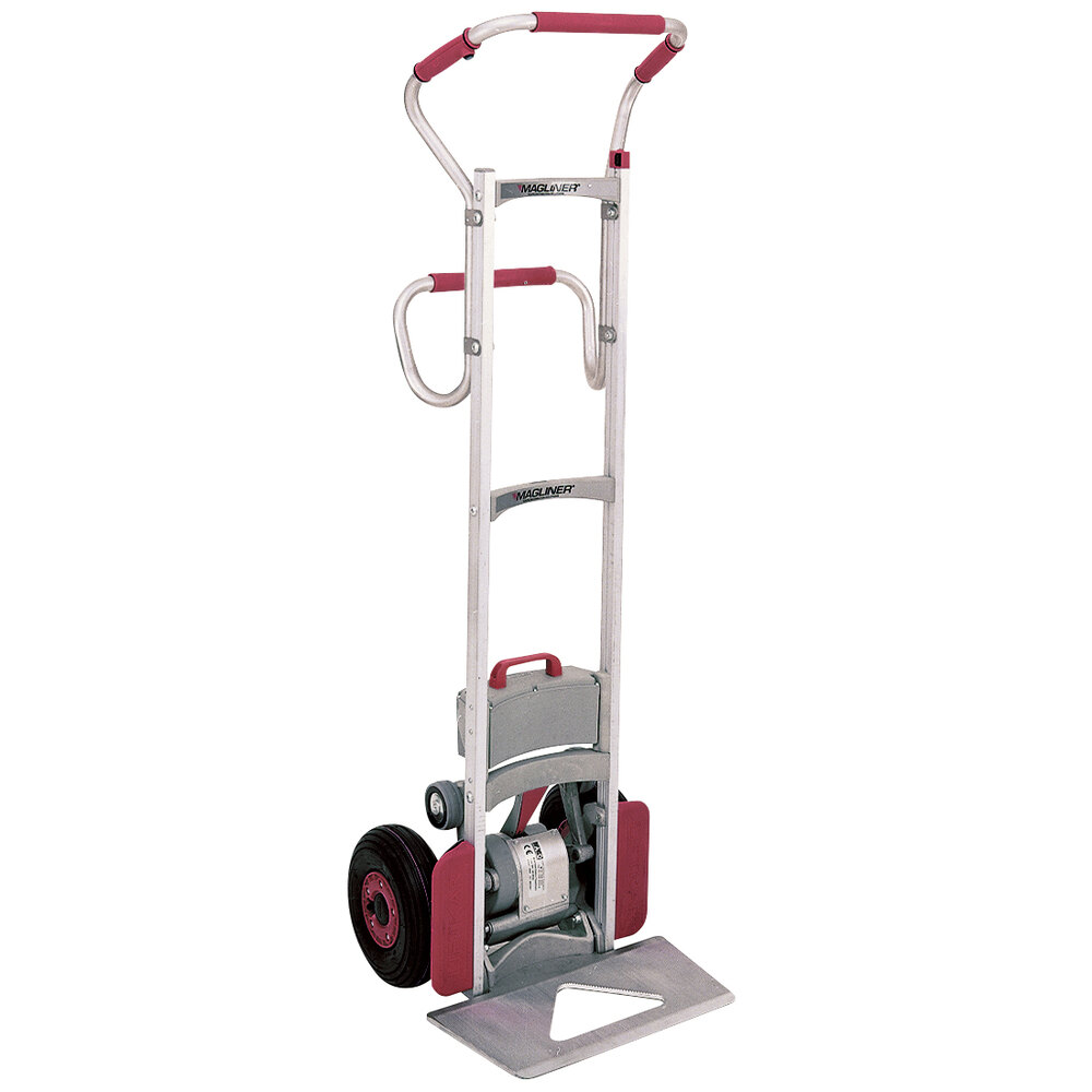 Magliner 375 lb. Powered Stair Climbing Hand Truck with 10" Pneumatic Wheels and Ergo Handle CLK170EGS4