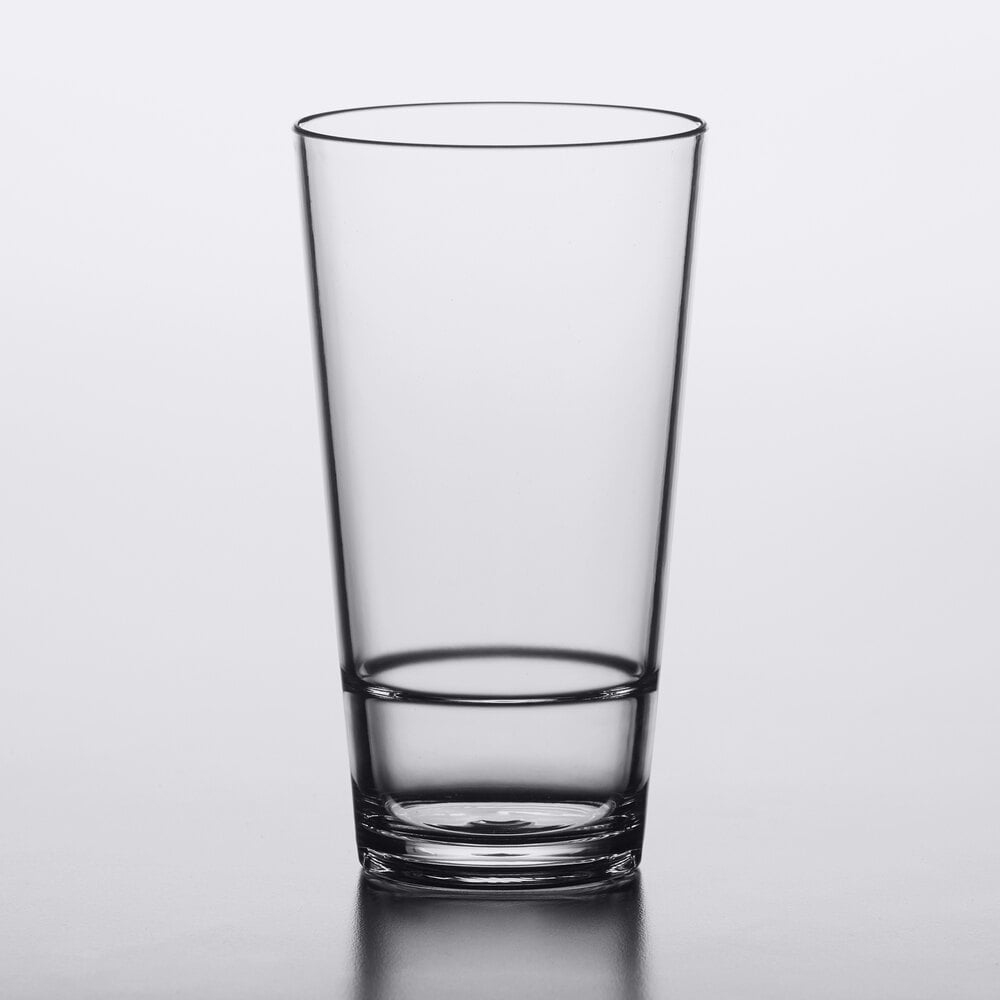 Libbey 92448 Infinium 20 oz. Customizable Tritan™ Plastic Stackable Mixing Glass - 12/Case
