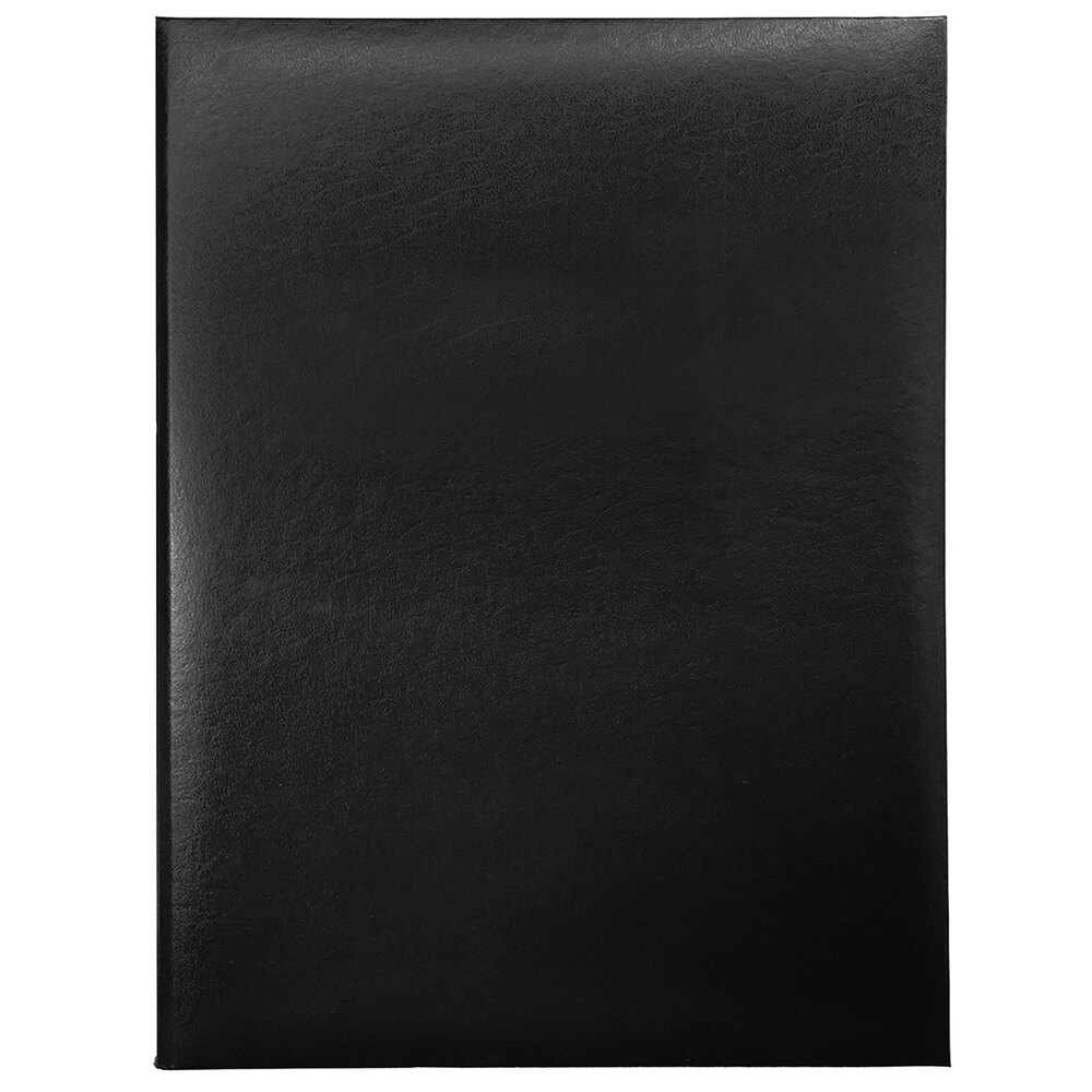H. Risch, Inc. OM-6V Oakmont 8 1/2" x 11" Customizable 6-Panel Menu Cover with Album Style Corners