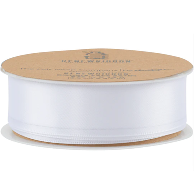 The Gift Wrap Company Renew Ribbon, White (19117-14)