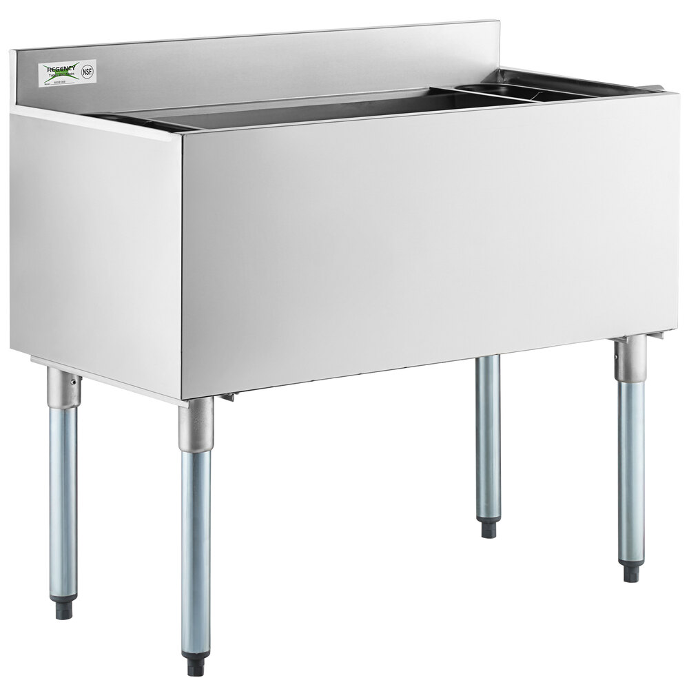 Regency 18" x 36" Underbar Ice Bin - 119 lb.