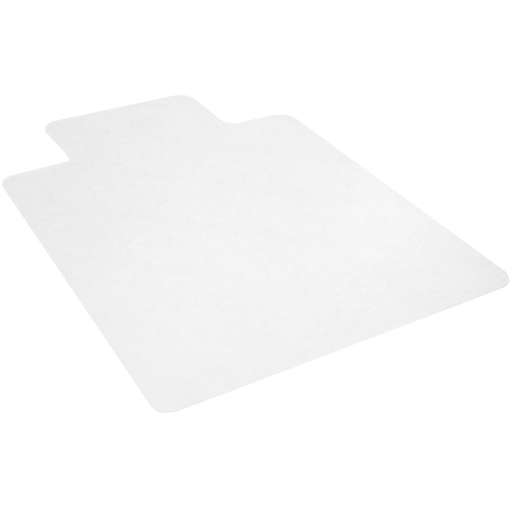 Alera ALEMAT4553HFL 53" x 45" Clear Office Chair Mat for Hard Floors