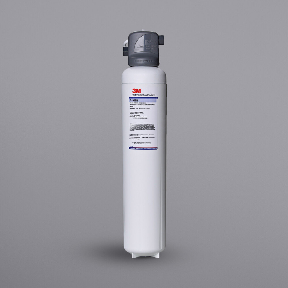 3M Water Filtration Products SGP195BN-T ScaleGard Pro Hardness Reduction Water Filtration System with Valve in Head - 1 Micron Rating and 1 GPM