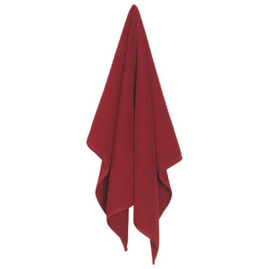 Now Designs Ripple Dishtowel, Carmine Red (197475)