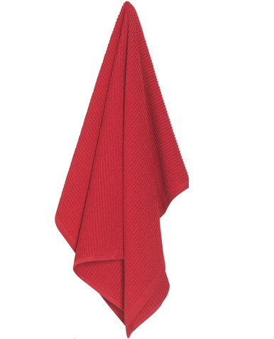 Now Designs Ripple Dishtowel, Red (197482)