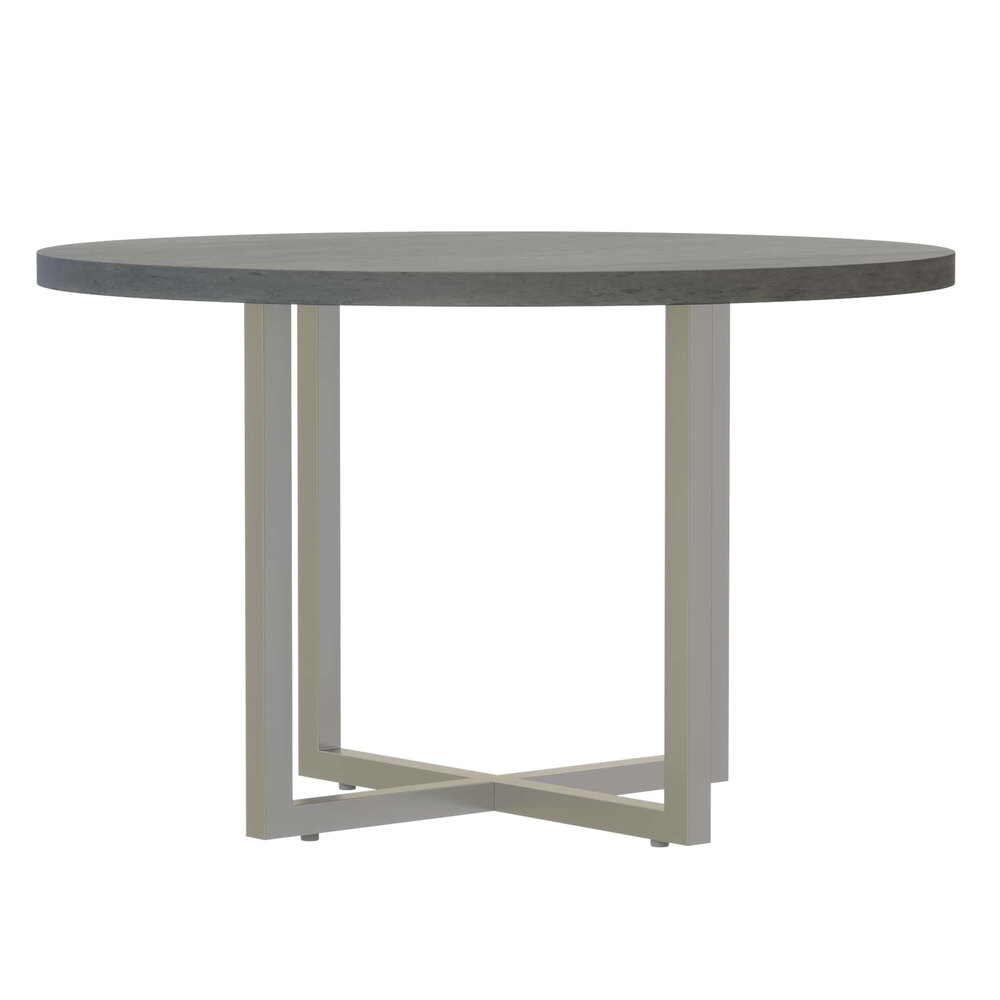 Safco MR42RSGY Mirella 42" Stone Gray Round Conference Table