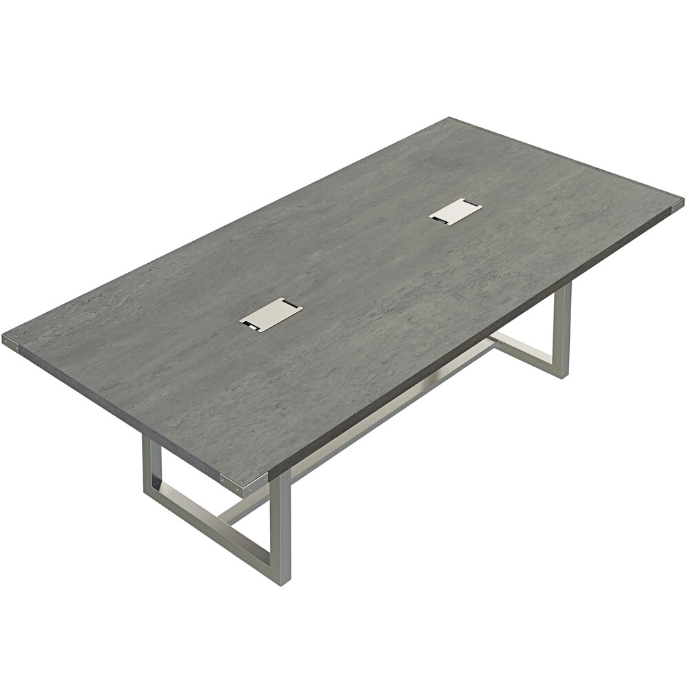 Safco MRCS8SGY Mirella 8' Stone Gray Rectangular Conference Table