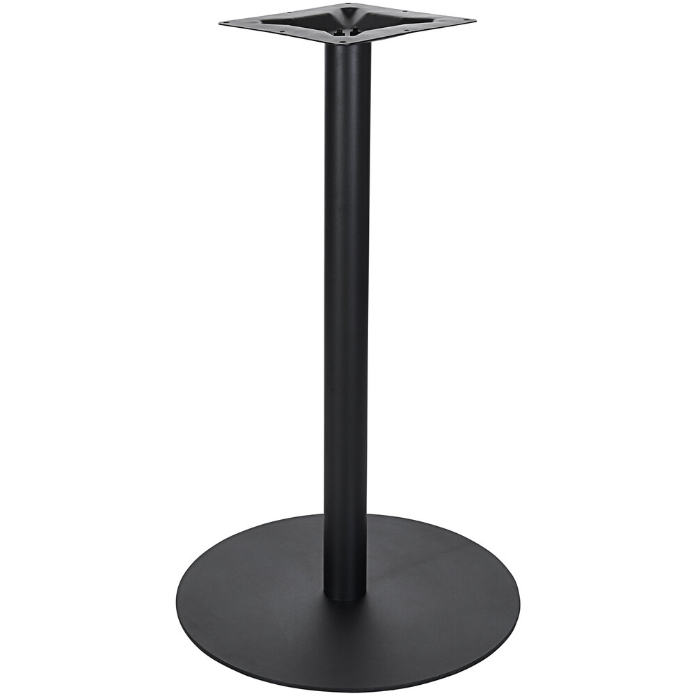 BFM Seating Uptown Sand Black Bar Height 20" Round Table Base