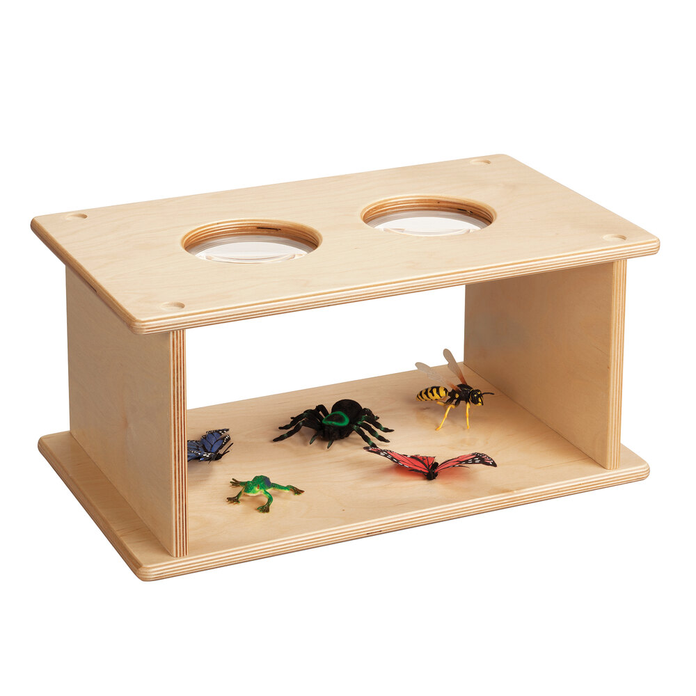 Jonti-Craft Baltic Birch 6963JC 19 1/2" x 12" x 9 1/2" Magnifying Lab