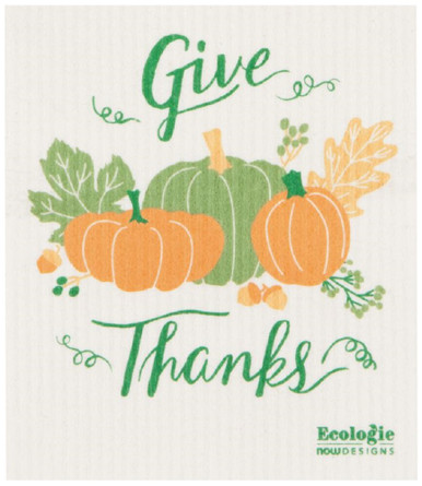 Now Designs Swedish Sponge Dishcloth, Autumn Harvest (2000084)