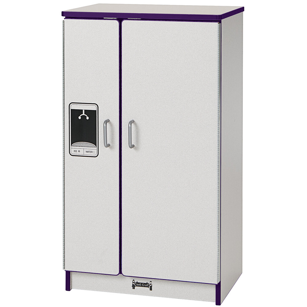 Rainbow Accents 2410JCWW004 Culinary Creations 20" x 15" x 35" Purple TRUEdge Freckled-Gray Kitchen Refrigerator