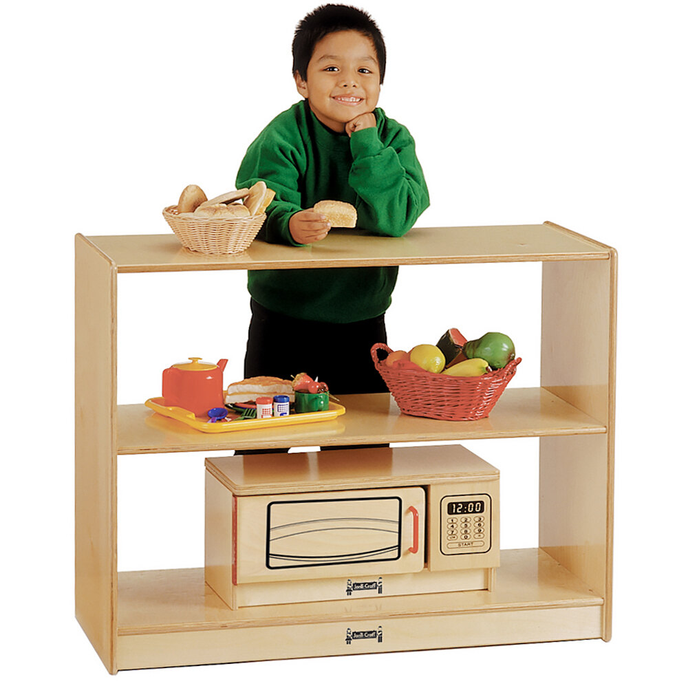 Jonti-Craft Baltic Birch 0530JC 36" x 15" x 29" Children's Open Wood Shelf